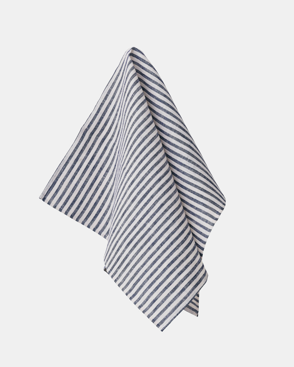 Classic Stripe Linen Kitchen Cloth | Blue & Off-White Multi-Purpose Towel