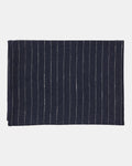 Fine Stripe Linen Kitchen Cloth | Dark Base with Light Pinstripe Multi-Purpose Towel